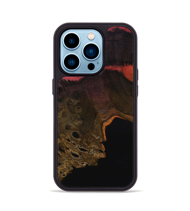 iPhone 14 Pro Wood Phone Case - Freyja (Wood Burl, 818193)