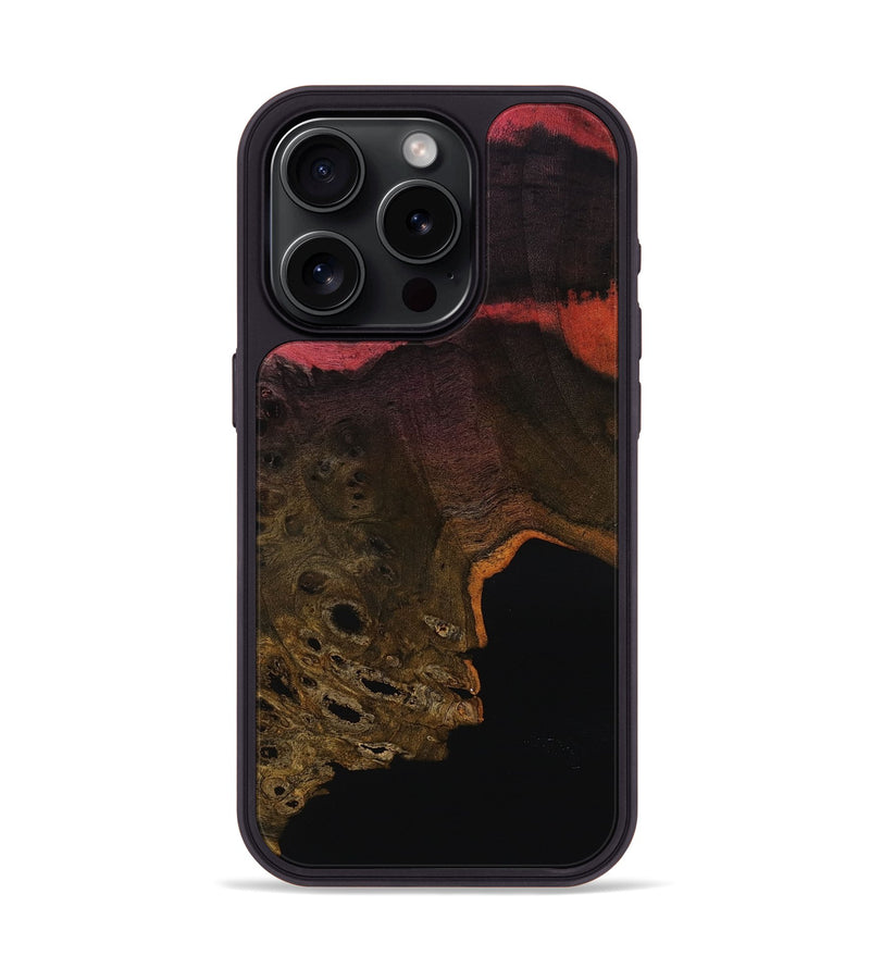 iPhone 15 Pro Wood Phone Case - Freyja (Wood Burl, 818193)