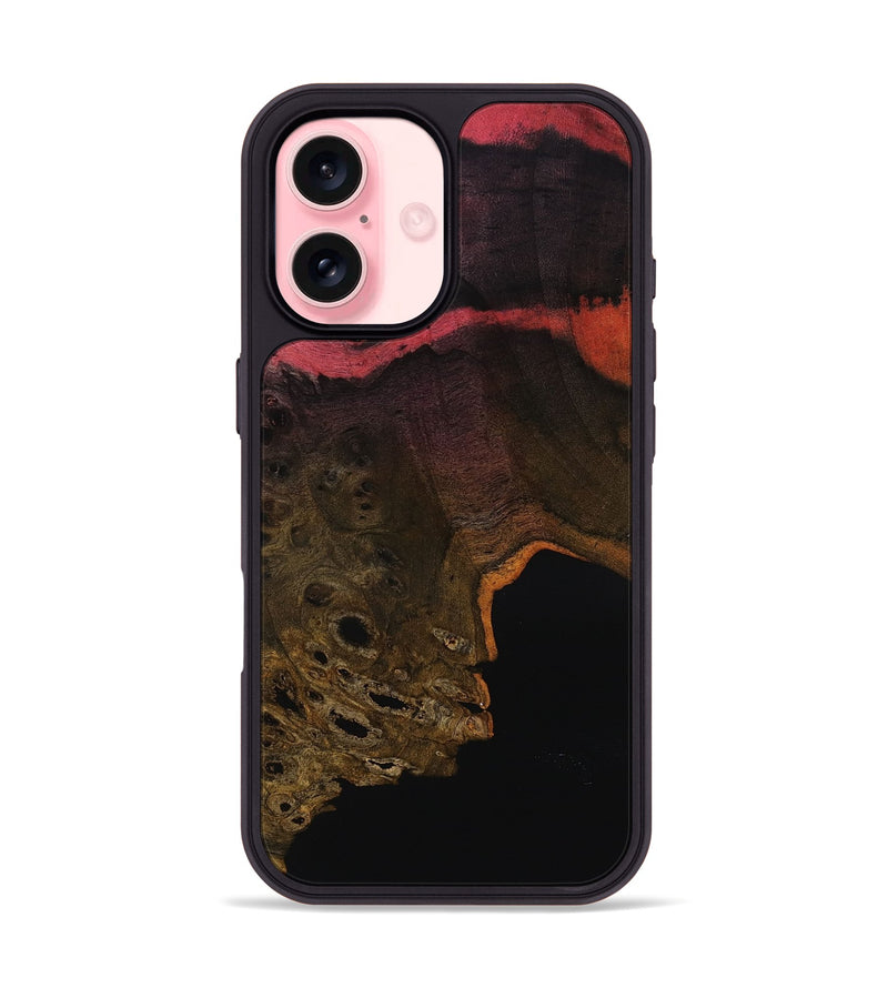 iPhone 16 Wood Phone Case - Freyja (Wood Burl, 818193)