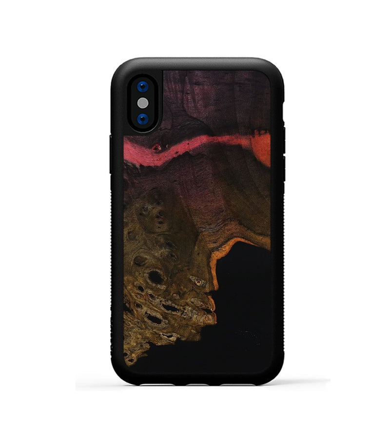 iPhone Xs Wood Phone Case - Freyja (Wood Burl, 818193)