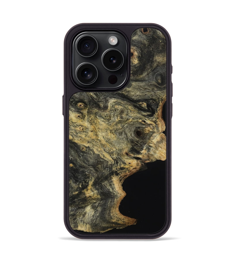 iPhone 15 Pro Wood Phone Case - Terra (Wood Burl, 818194)