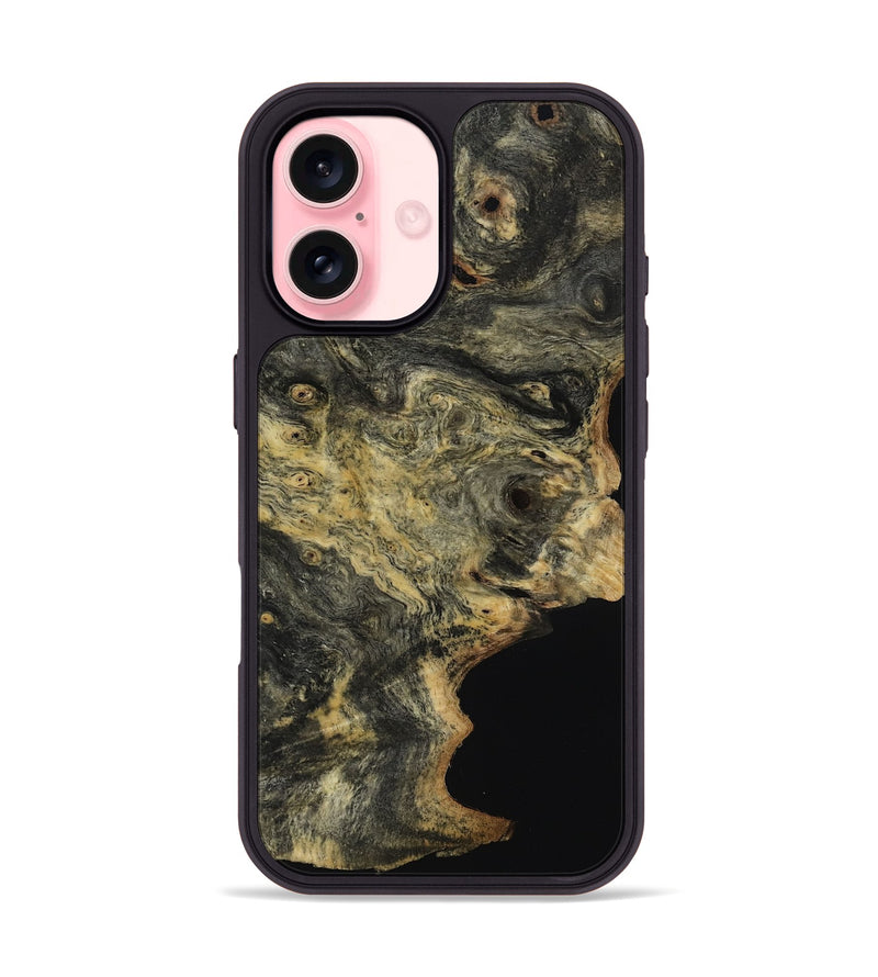 iPhone 16 Wood Phone Case - Terra (Wood Burl, 818194)