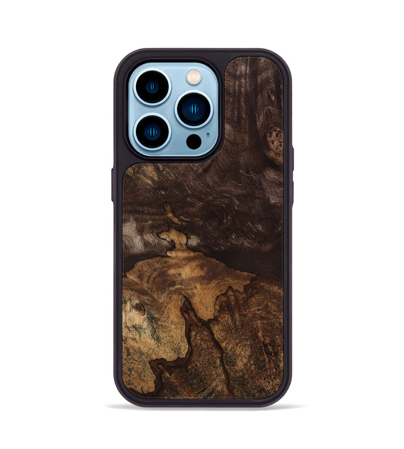iPhone 14 Pro Wood Phone Case - Tameka (Wood Burl, 818195)