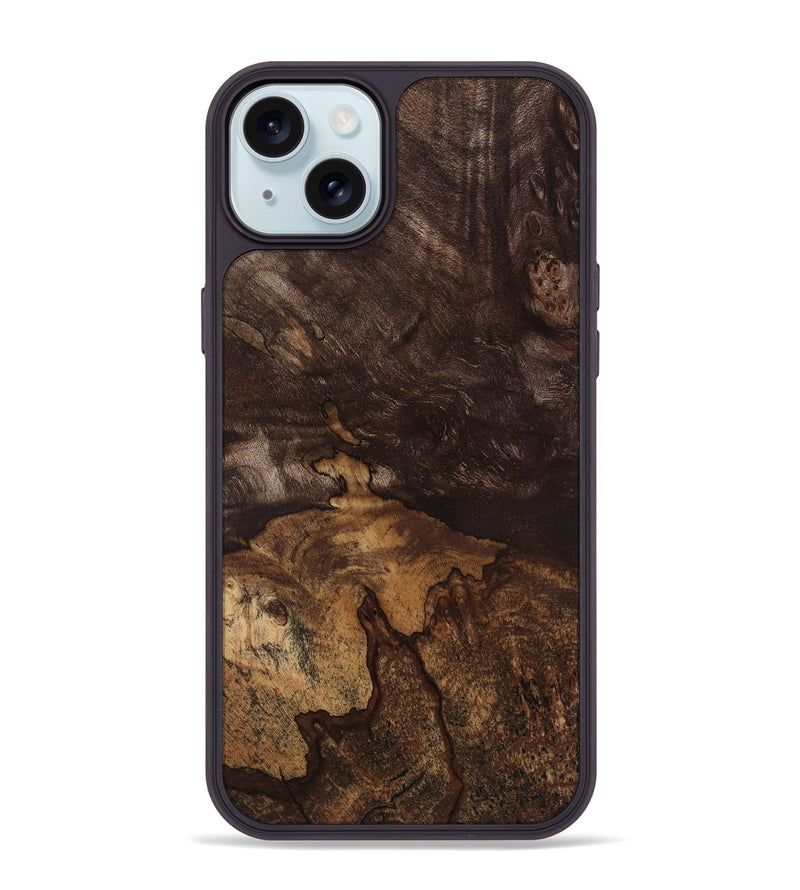 iPhone 15 Plus Wood Phone Case - Tameka (Wood Burl, 818195)
