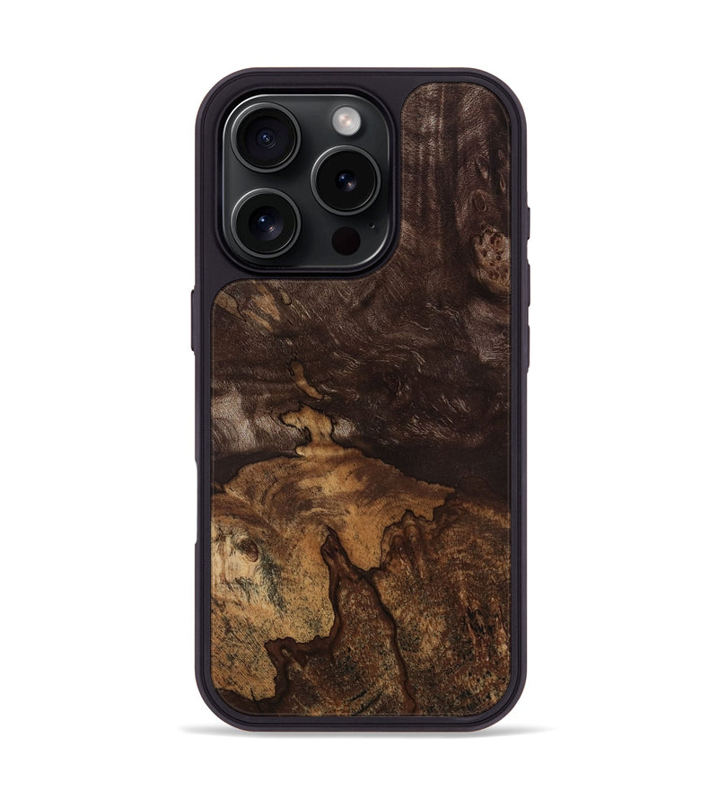 iPhone 16 Pro Wood Phone Case - Tameka (Wood Burl, 818195)