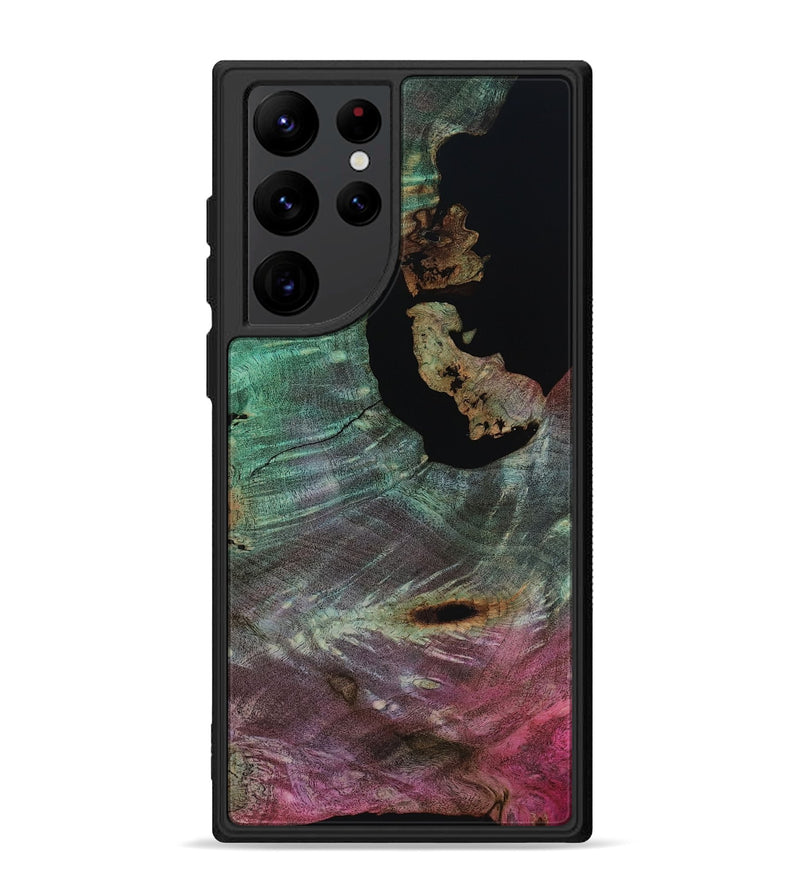 Galaxy S22 Ultra Wood Phone Case - Almon (Wood Burl, 818197)