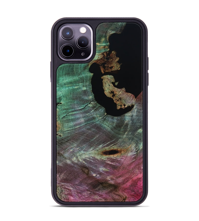 iPhone 11 Pro Max Wood Phone Case - Almon (Wood Burl, 818197)