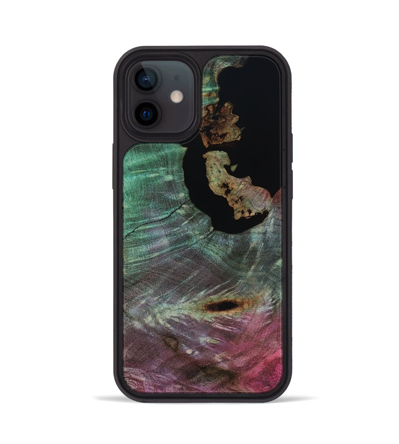 iPhone 12 Wood Phone Case - Almon (Wood Burl, 818197)
