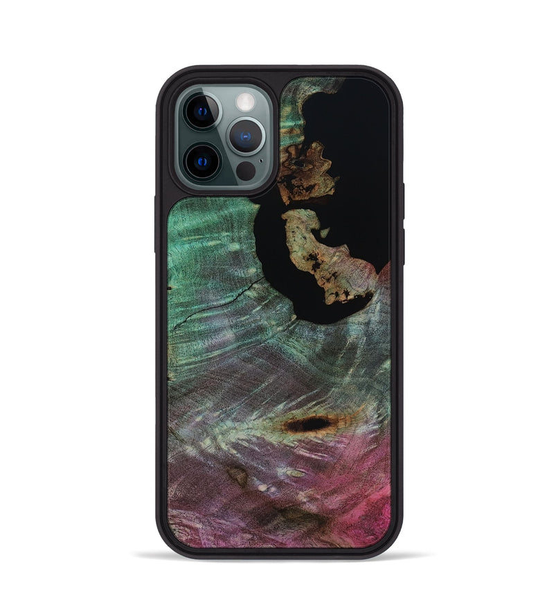 iPhone 12 Pro Wood Phone Case - Almon (Wood Burl, 818197)