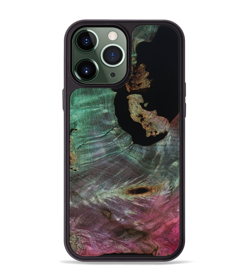 iPhone 13 Pro Max Wood Phone Case - Almon (Wood Burl, 818197)