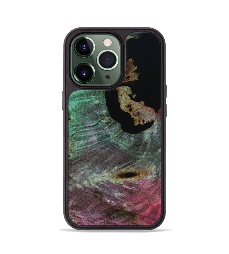 iPhone 13 Pro Wood Phone Case - Almon (Wood Burl, 818197)