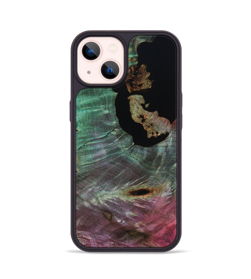 iPhone 14 Wood Phone Case - Almon (Wood Burl, 818197)