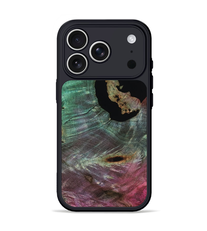 iPhone 17 Pro Wood Phone Case - Almon (Wood Burl, 818197)