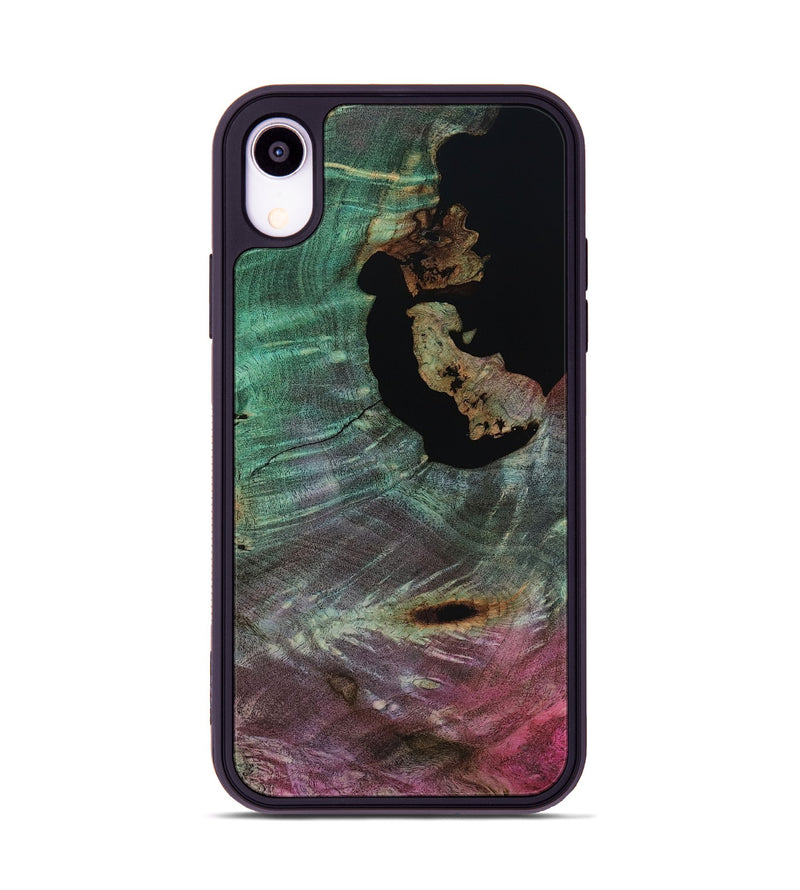 iPhone Xr Wood Phone Case - Almon (Wood Burl, 818197)