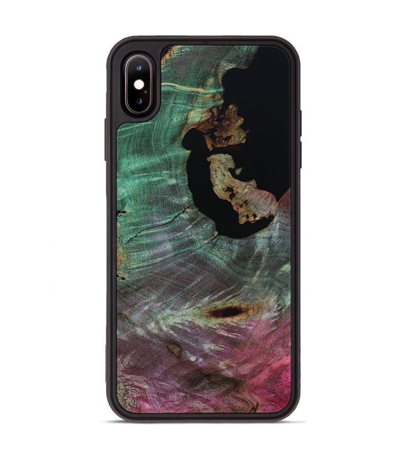 iPhone Xs Max Wood Phone Case - Almon (Wood Burl, 818197)