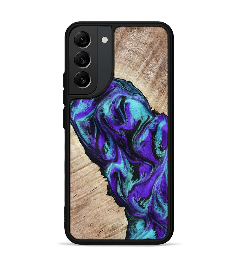 Galaxy S22 Plus Wood Phone Case - Alison (Purple, 818198)