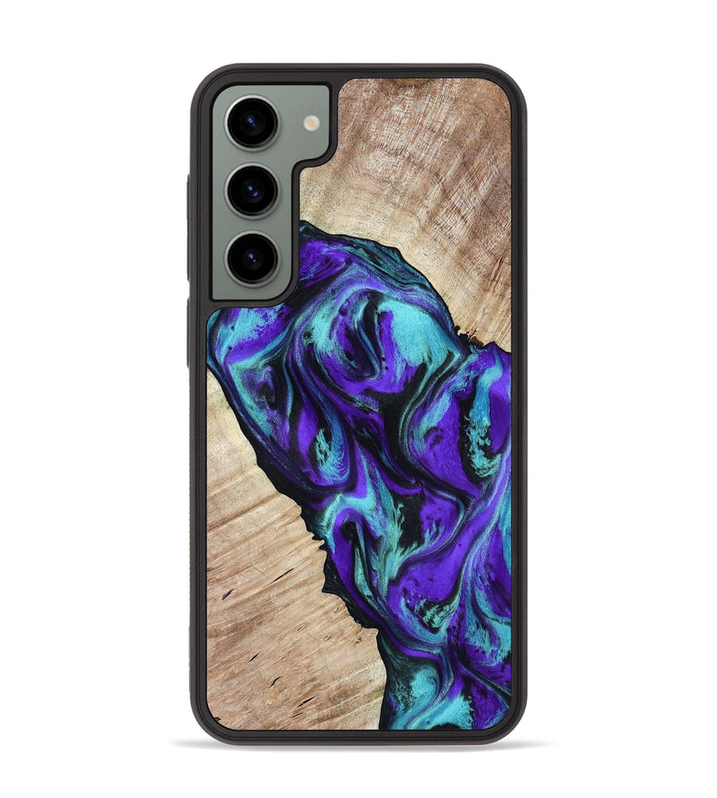 Galaxy S23 Plus Wood Phone Case - Alison (Purple, 818198)