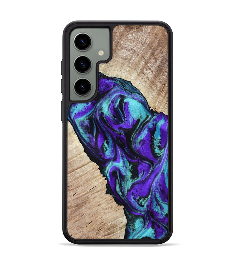 Galaxy S24 Plus Wood Phone Case - Alison (Purple, 818198)