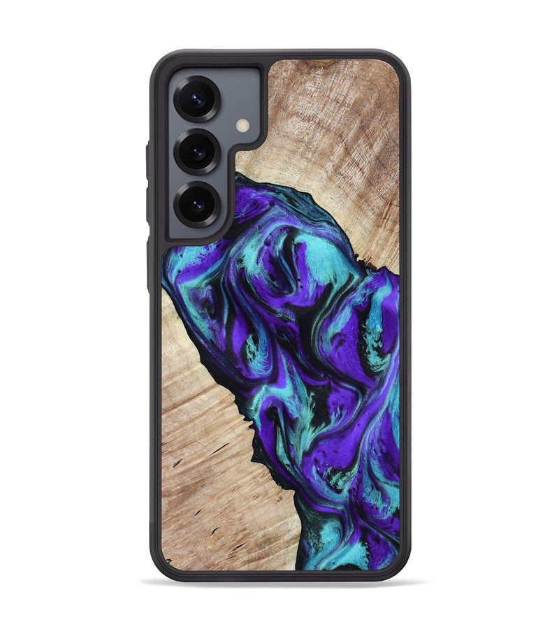 Galaxy S25 Plus Wood Phone Case - Alison (Purple, 818198)
