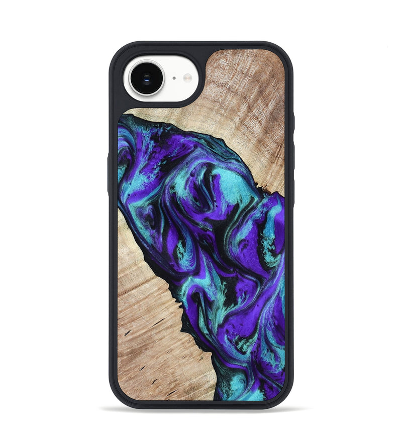 iPhone 16e Wood Phone Case - Alison (Purple, 818198)