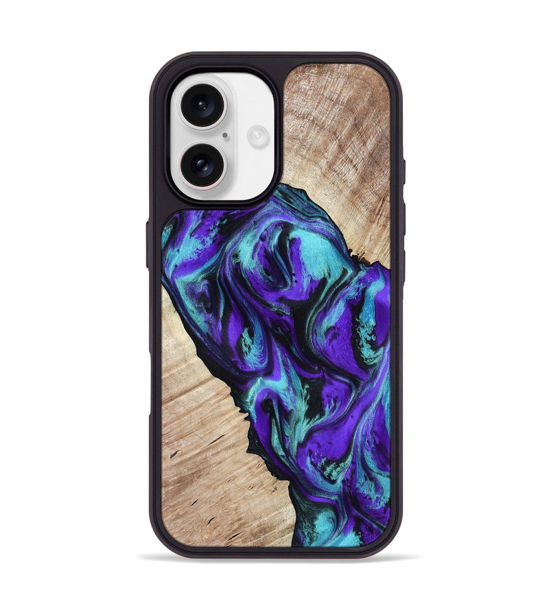 iPhone 17 Wood Phone Case - Alison (Purple, 818198)