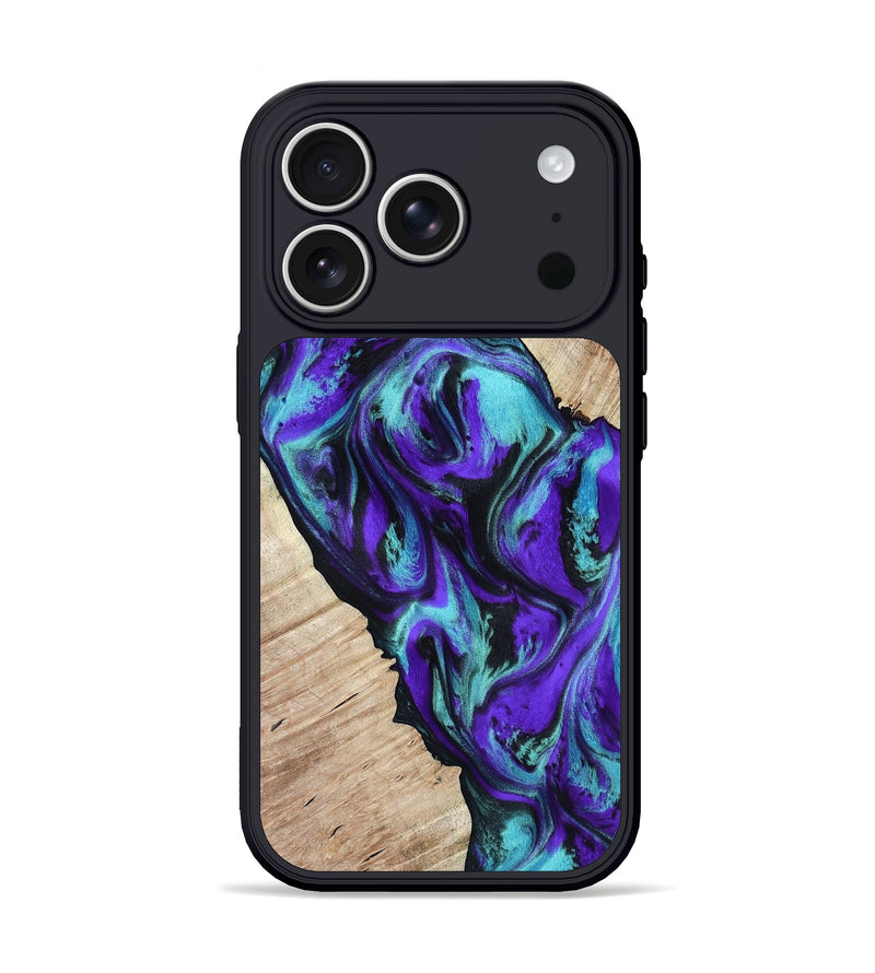 iPhone 17 Pro Wood Phone Case - Alison (Purple, 818198)