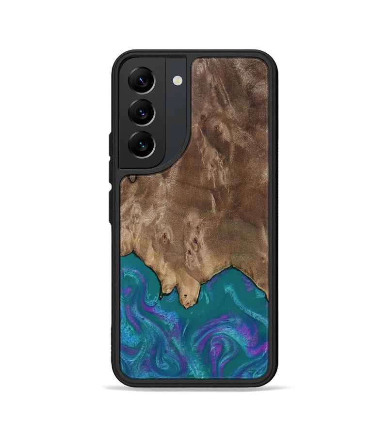 Galaxy S22 Wood Phone Case - Benicio (Purple, 818199)