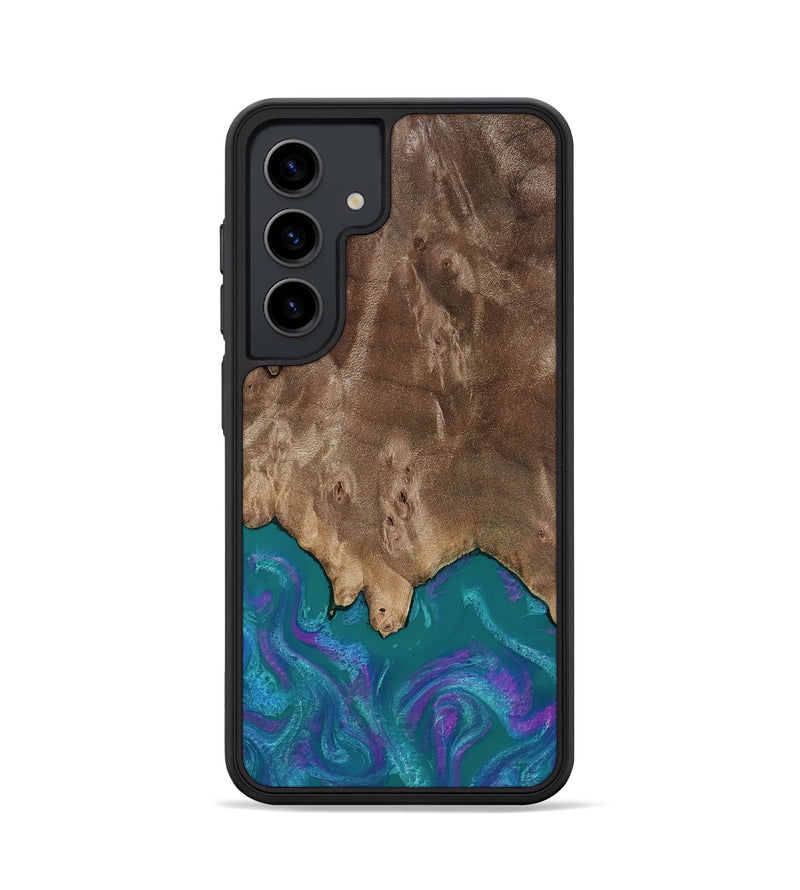 Galaxy S24 Wood Phone Case - Benicio (Purple, 818199)