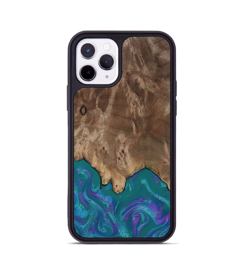 iPhone 11 Pro Wood Phone Case - Benicio (Purple, 818199)