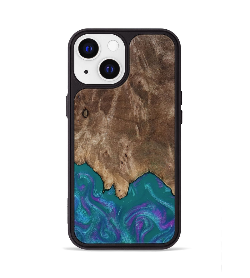 iPhone 13 Wood Phone Case - Benicio (Purple, 818199)