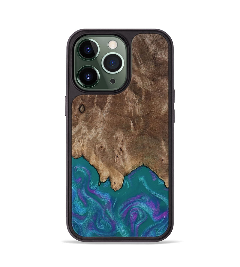 iPhone 13 Pro Wood Phone Case - Benicio (Purple, 818199)