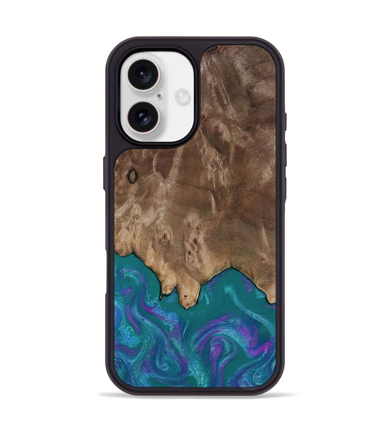 iPhone 17 Wood Phone Case - Benicio (Purple, 818199)