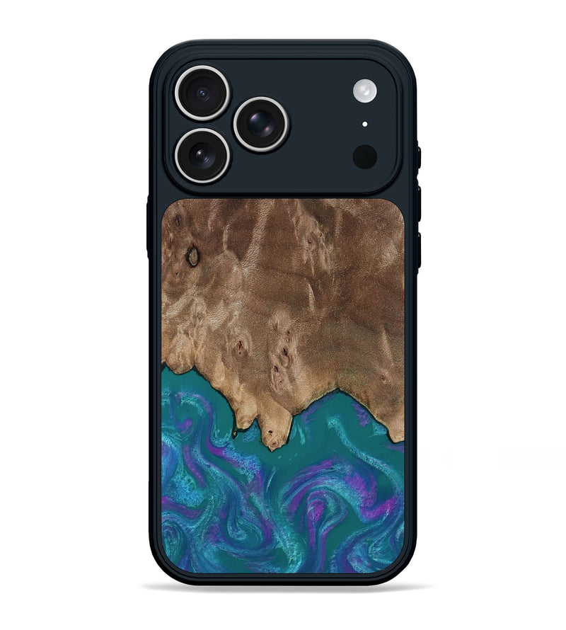 iPhone 17 Pro Max Wood Phone Case - Benicio (Purple, 818199)