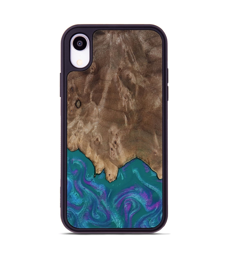 iPhone Xr Wood Phone Case - Benicio (Purple, 818199)