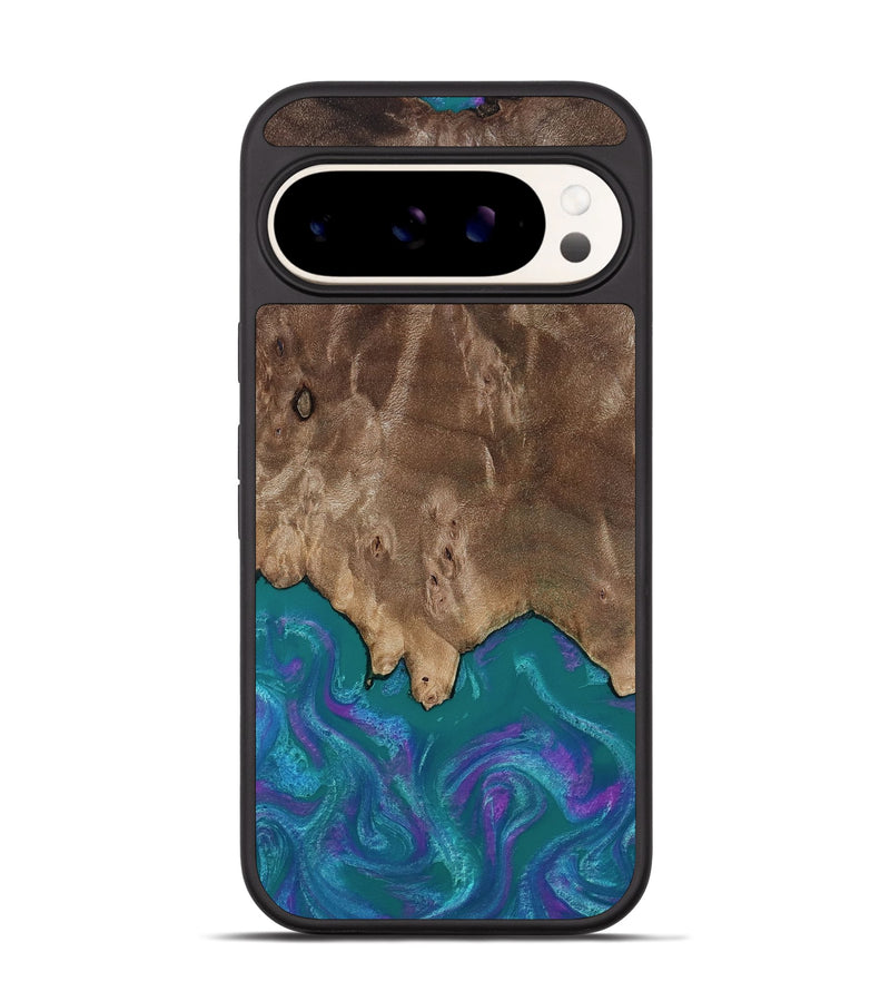 Pixel 9 Wood Phone Case - Benicio (Purple, 818199)