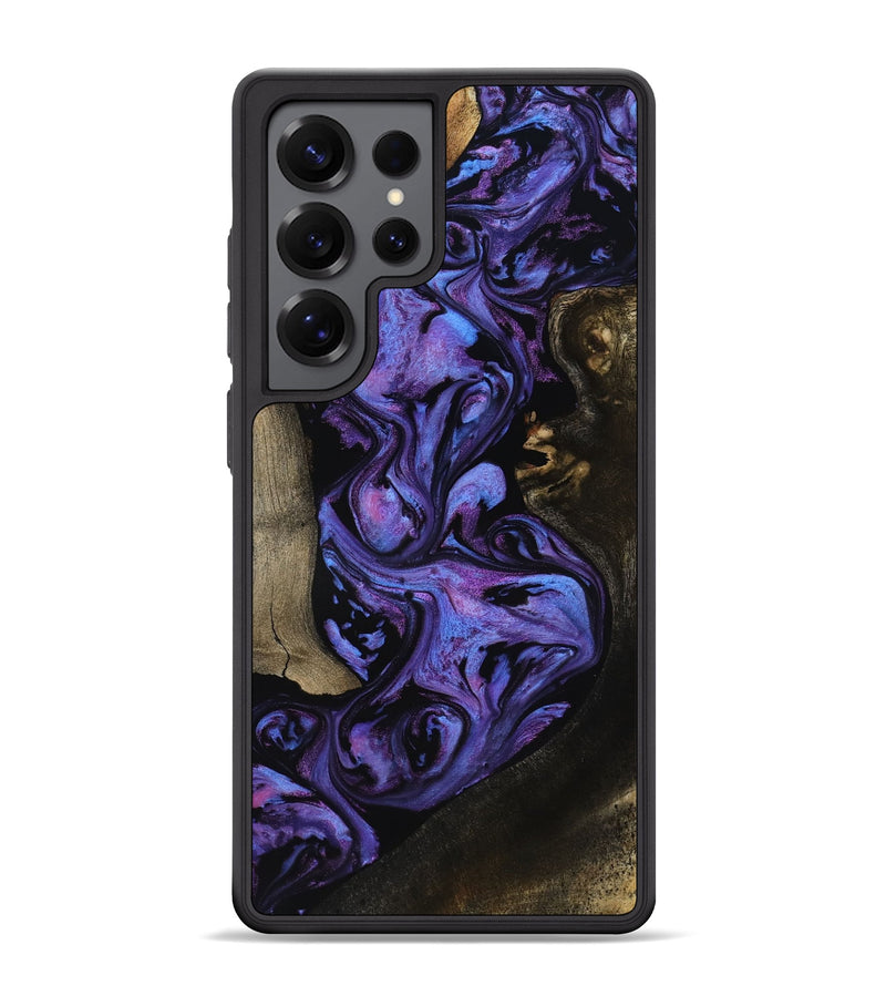 Galaxy S25 Ultra Wood Phone Case - Shari (Purple, 818200)