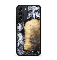 Galaxy S22 Plus Wood Phone Case - Kylan (Black & White, 818201)