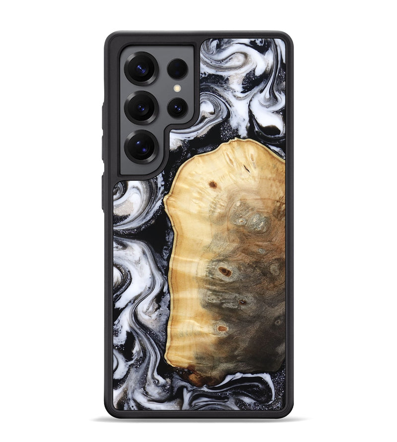 Galaxy S25 Ultra Wood Phone Case - Kylan (Black & White, 818201)