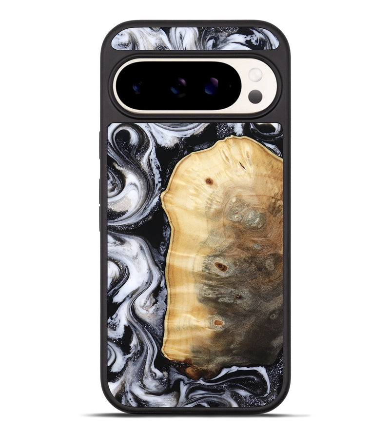 Pixel 9 Pro XL Wood Phone Case - Kylan (Black & White, 818201)
