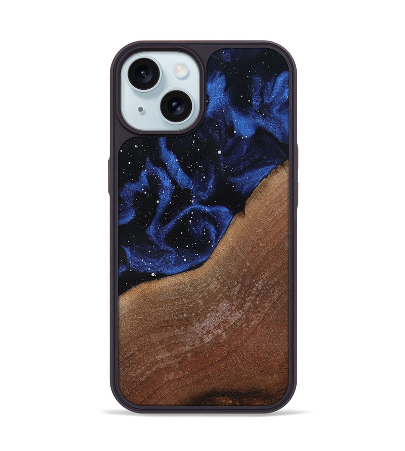 iPhone 15 Wood Phone Case - Iola (Cosmos, 818202)