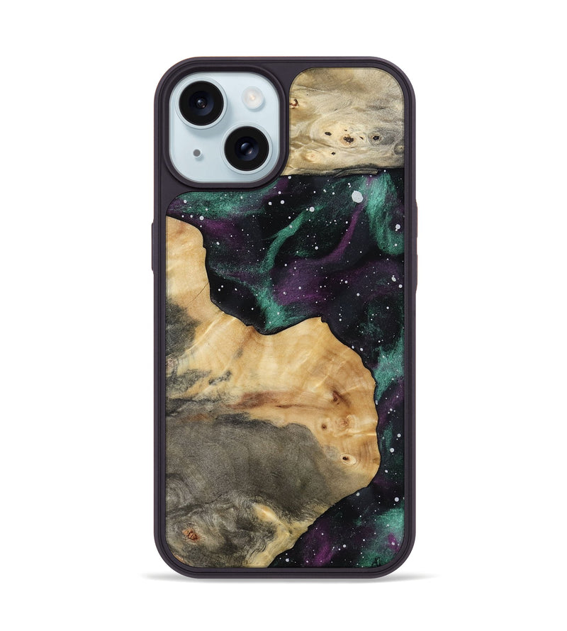 iPhone 15 Wood Phone Case - Elmira (Cosmos, 818203)