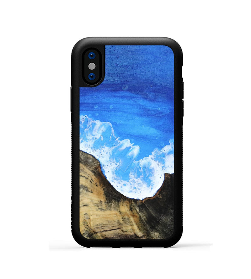 iPhone Xs Wood Phone Case - Nanette (Coastal, 818204)