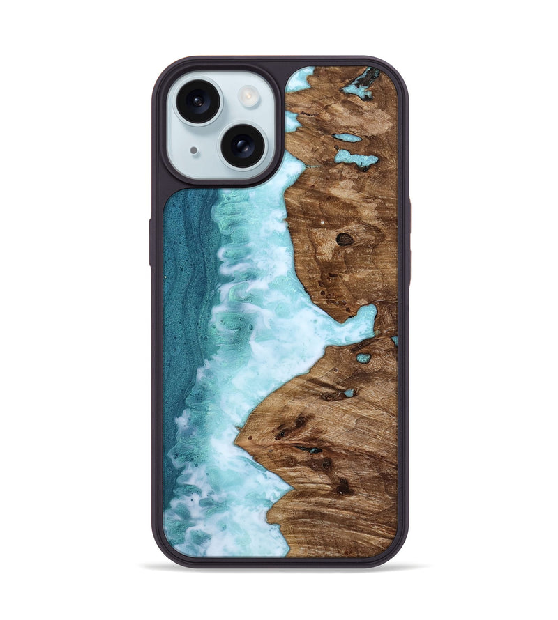 iPhone 15 Wood Phone Case - Riggs (Coastal, 818205)