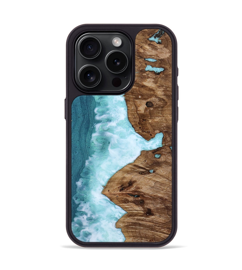 iPhone 15 Pro Wood Phone Case - Riggs (Coastal, 818205)