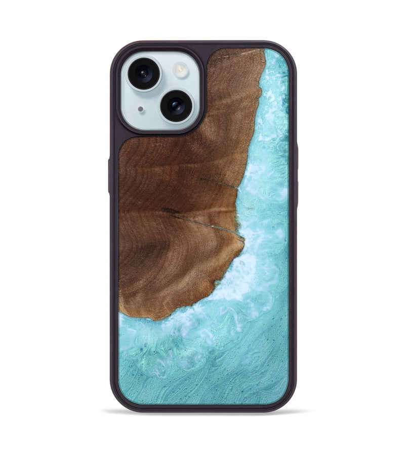 iPhone 15 Wood Phone Case - Myranda (Coastal, 818211)