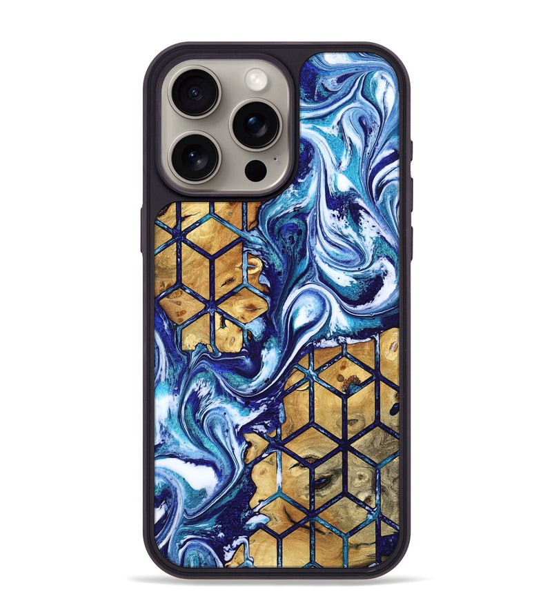 iPhone 15 Pro Max Wood Phone Case - Kristie (Pattern, 818213)