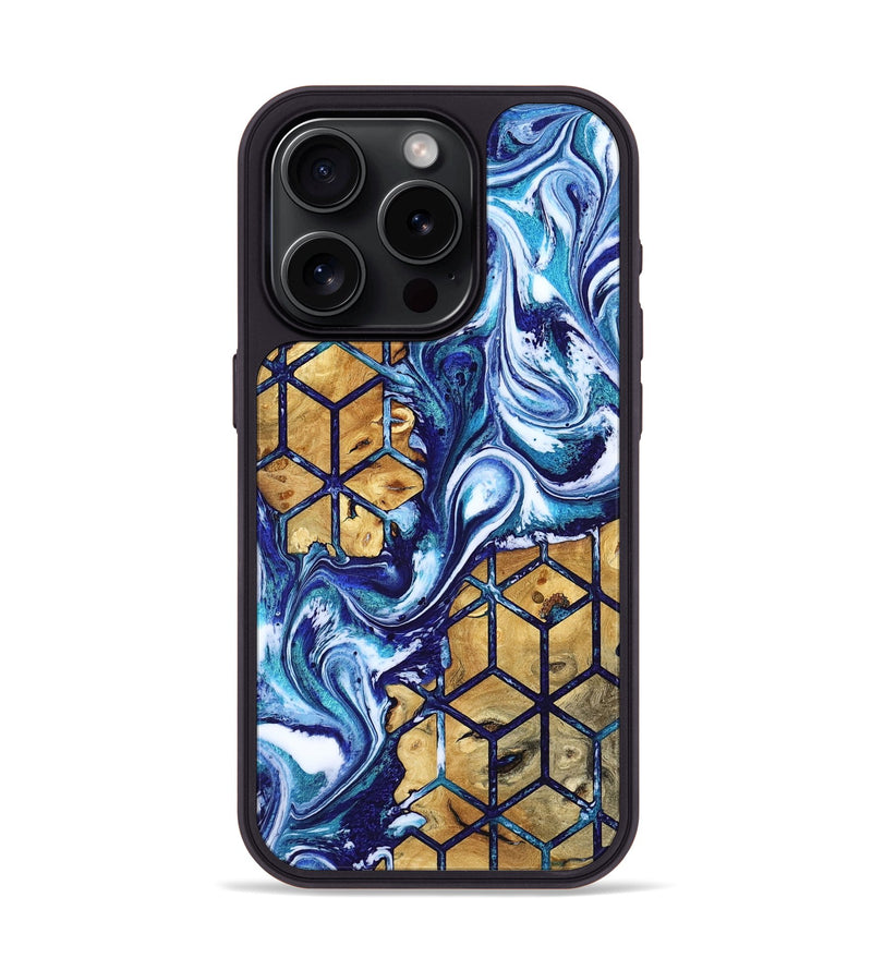 iPhone 15 Pro Wood Phone Case - Kristie (Pattern, 818213)