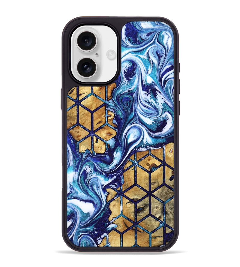 iPhone 16 Plus Wood Phone Case - Kristie (Pattern, 818213)