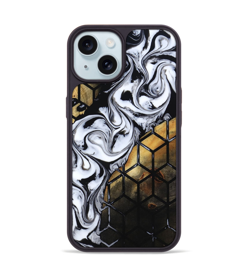 iPhone 15 Wood Phone Case - Jovie (Pattern, 818214)