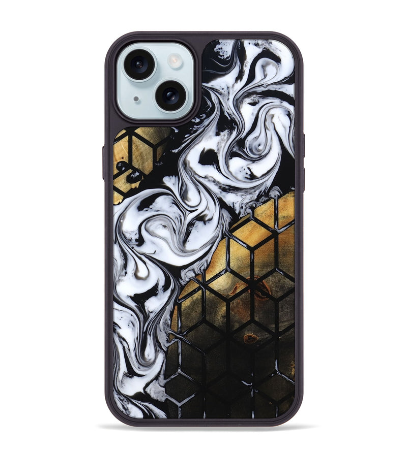 iPhone 15 Plus Wood Phone Case - Jovie (Pattern, 818214)